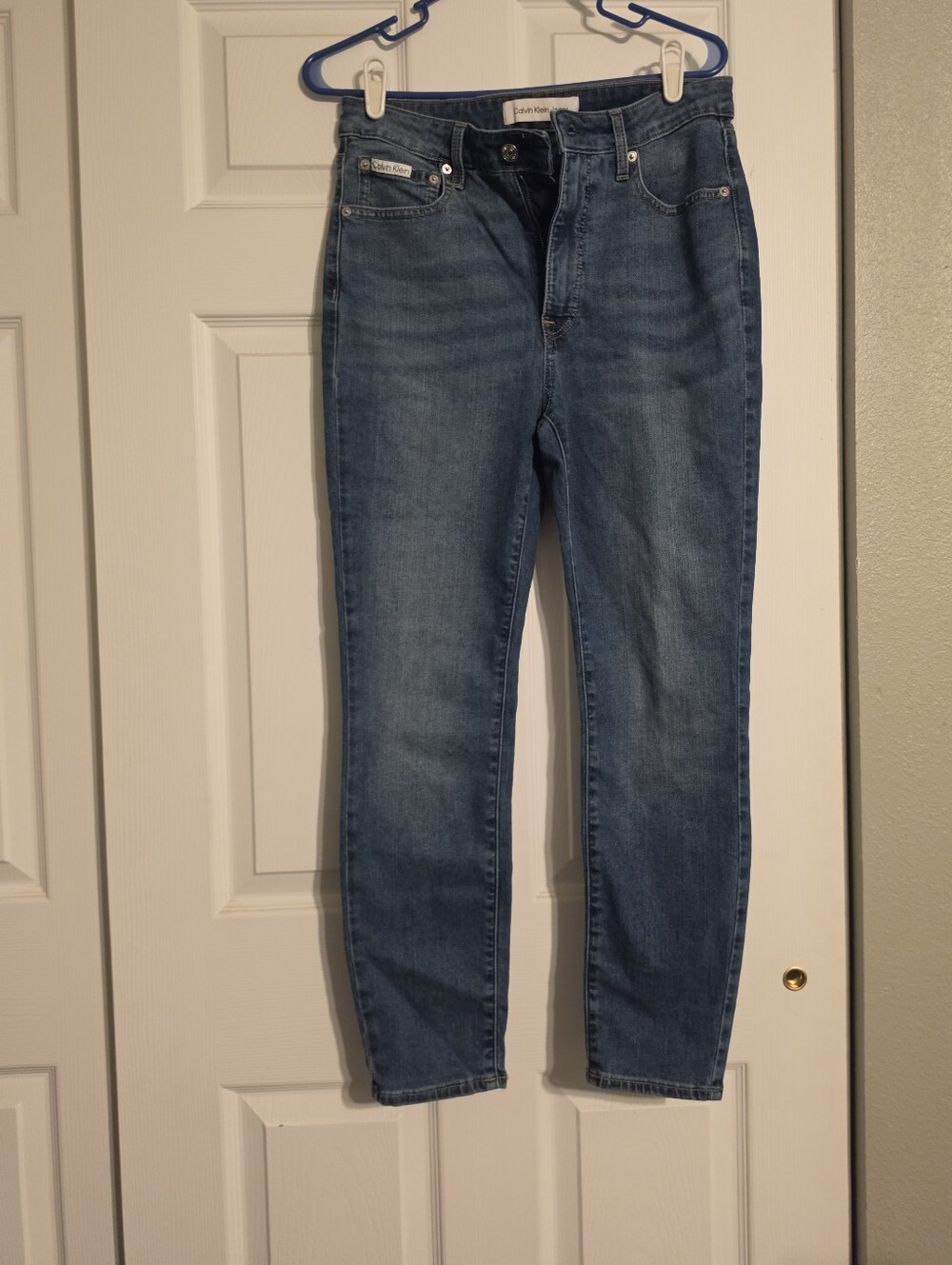Blue Women's High-Rise Skinny Jeans